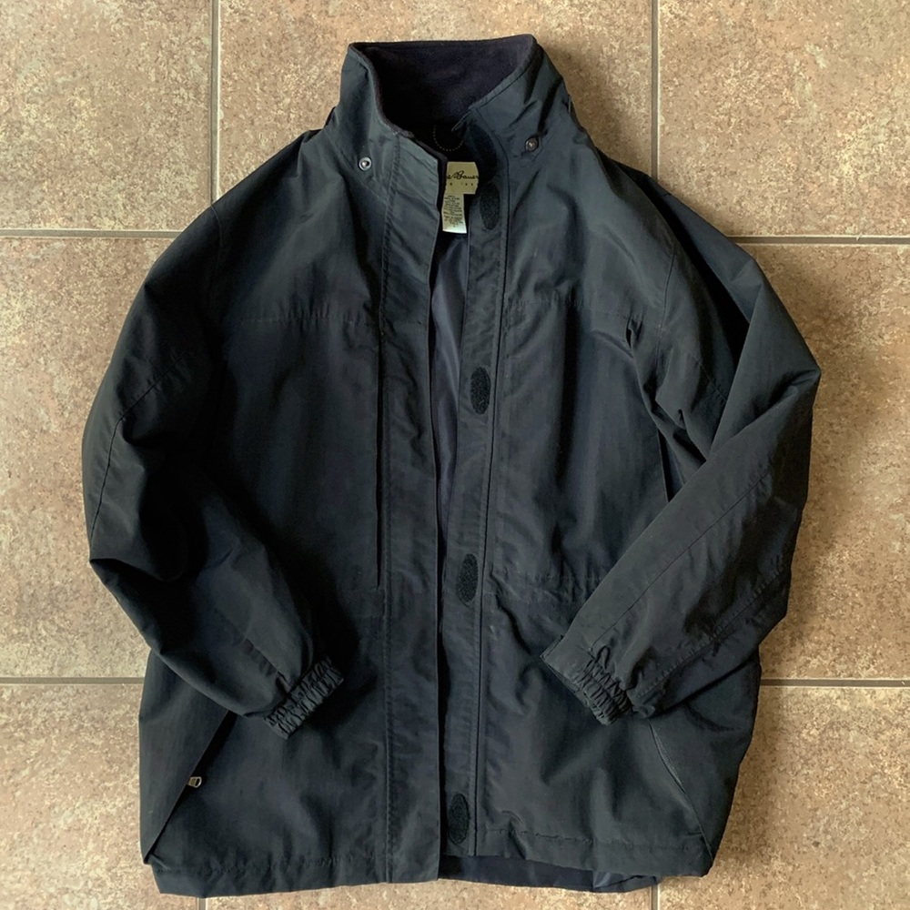 Eddie Bauer Black Weather Edge Jacket Coat